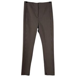 NWT Ann Taylor Women's Black & Brown High Rise Stretch Slim Skinny Pant Size 4